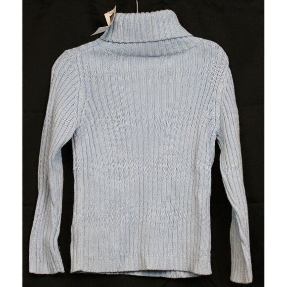 GAP Girls Ribbed Turtleneck Sweater sz 5-6 S NWT Red Blue Sparkle Snow Winter - Picture 7 of 8